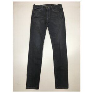 AG ADRIANO GOLDSCHMIED Gray THE FARRAH High Rise Ankle 5 Pocket Skinny Jeans
